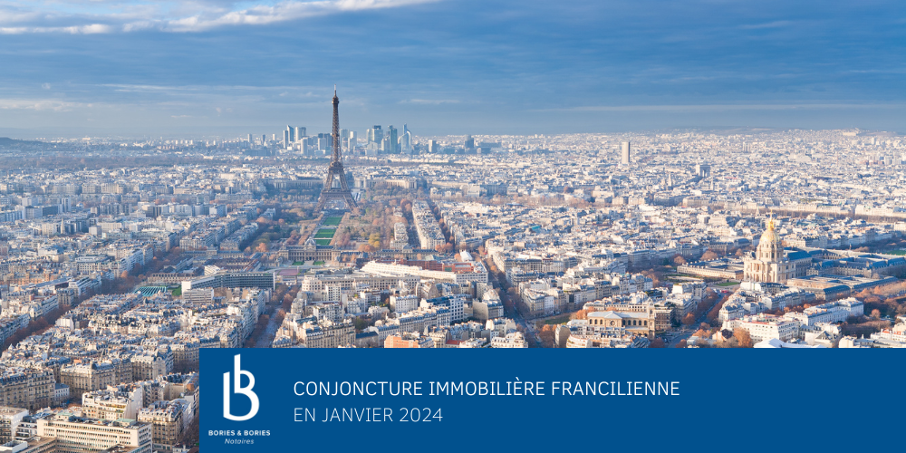 Conjoncture immobilière francilienne en janvier 2024